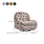 Living room featuring the Elegant Velvet Recliner