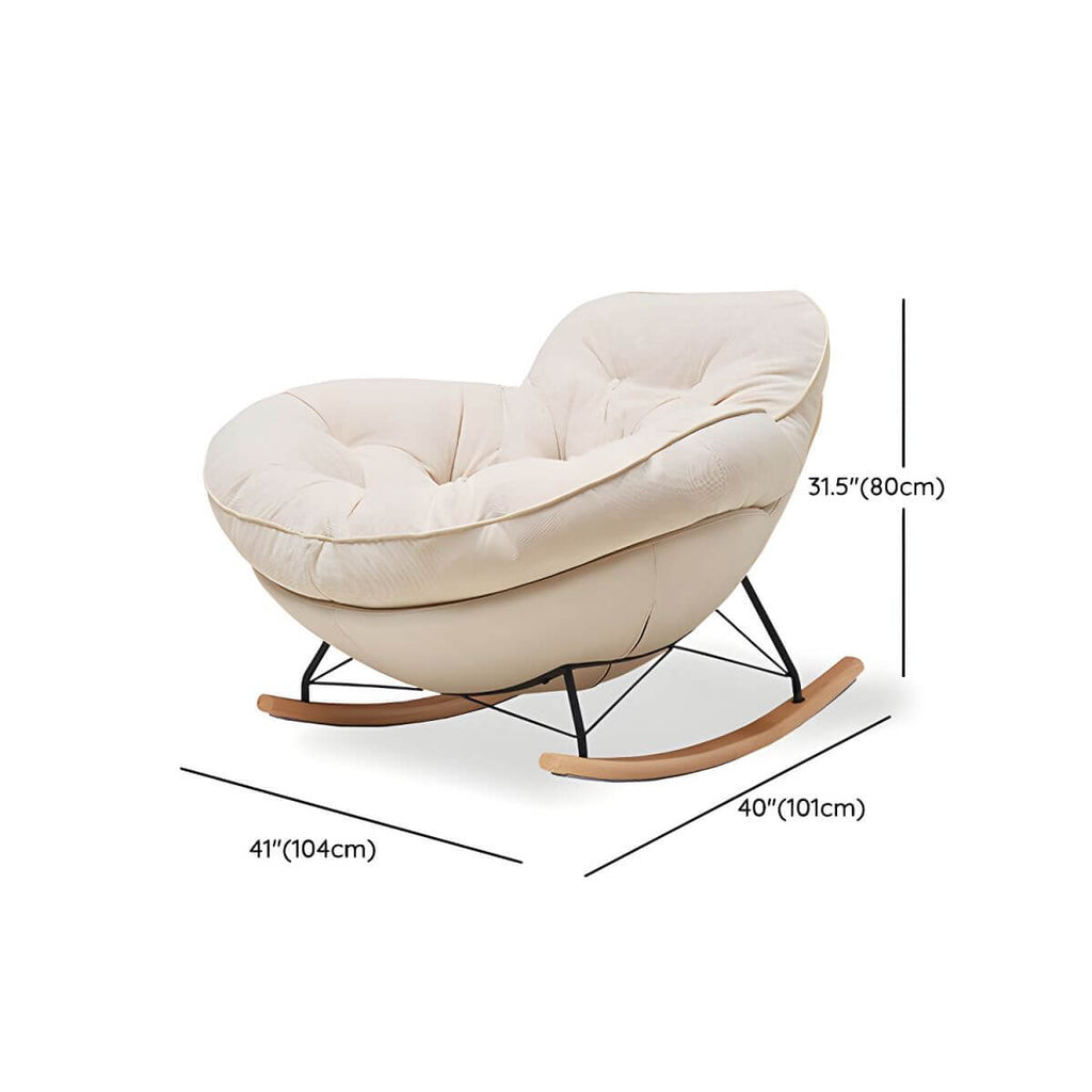 white rocking chair for indoor use