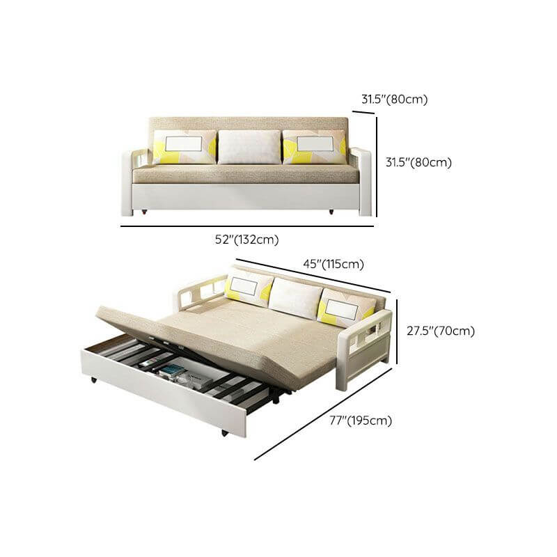 Versatile sofa bed for small spaces