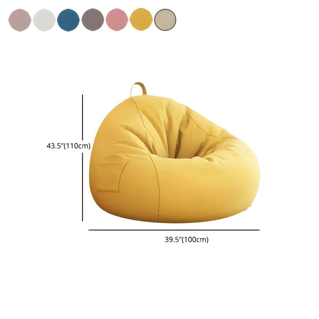 Fabric Storage Bean Bag Set in Khaki