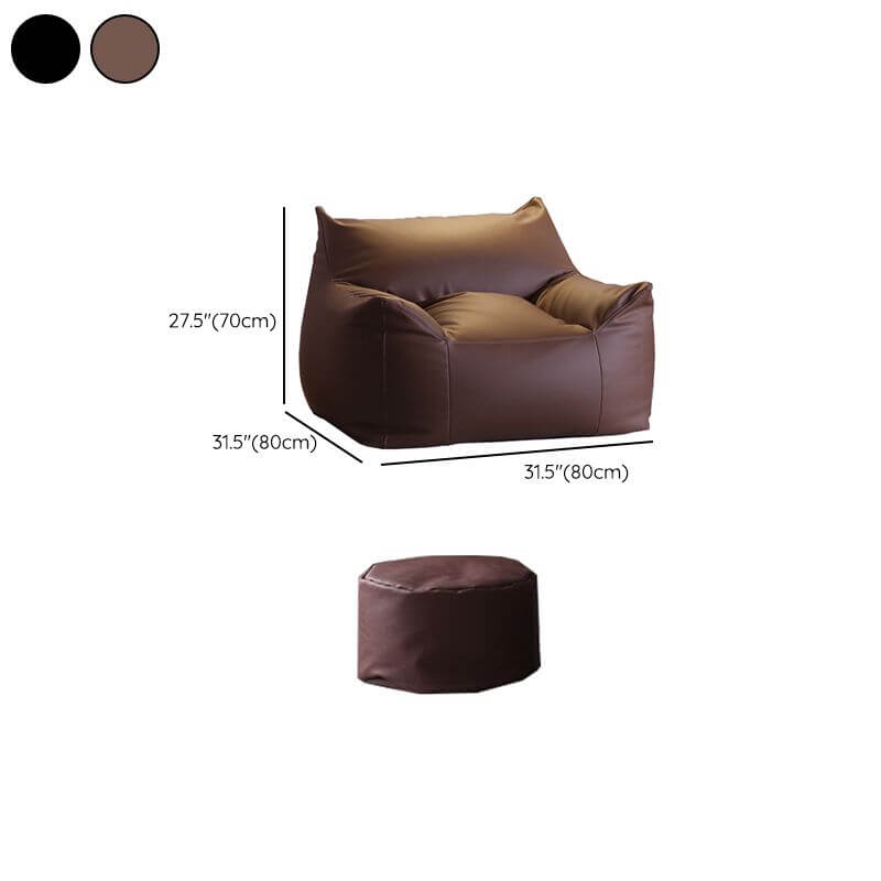 tech cloth upholstered bean bag chair