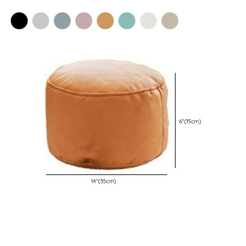 Faux Leather Lazy Bean Bag Chair in blue