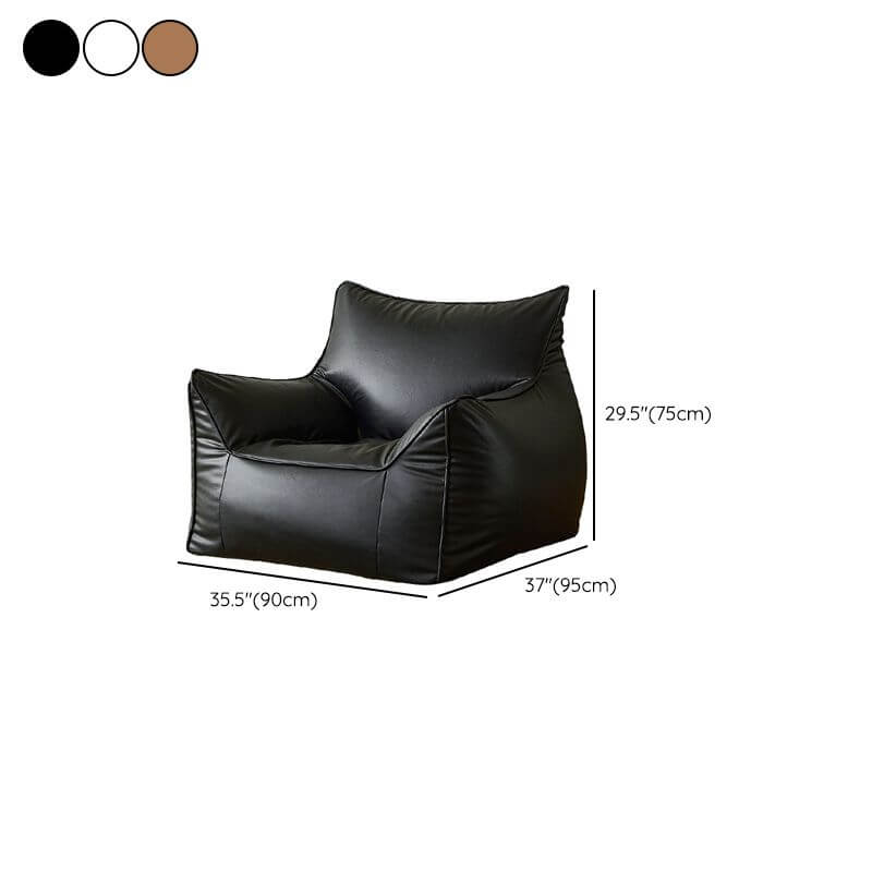 Bean bag chair designed for one person