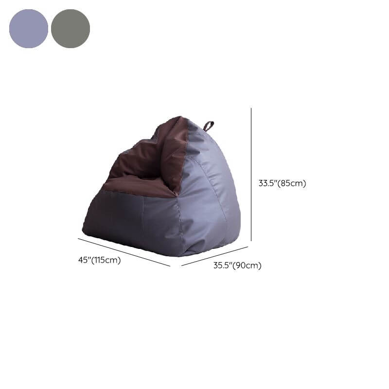 Modern patchwork design bean bag chair