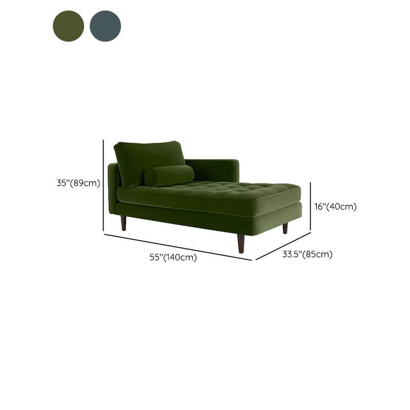 Modern Tuxedo Arm Chaise Lounge Interior Design