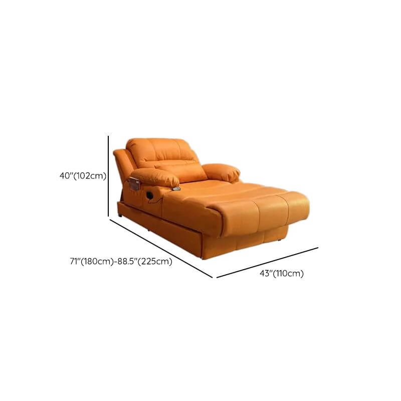 Comfortable dual-sided arm lounge chair