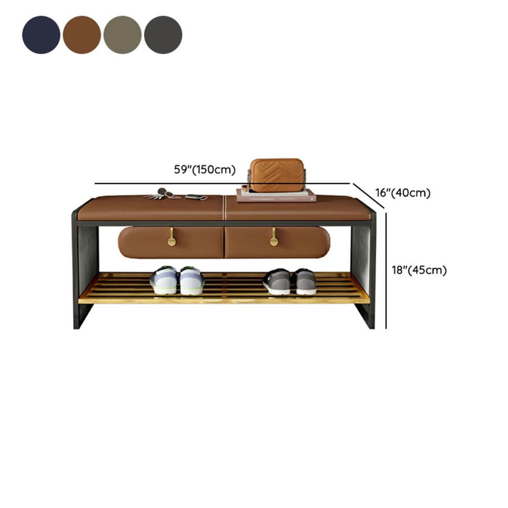 Glam Ottoman used as a footrest