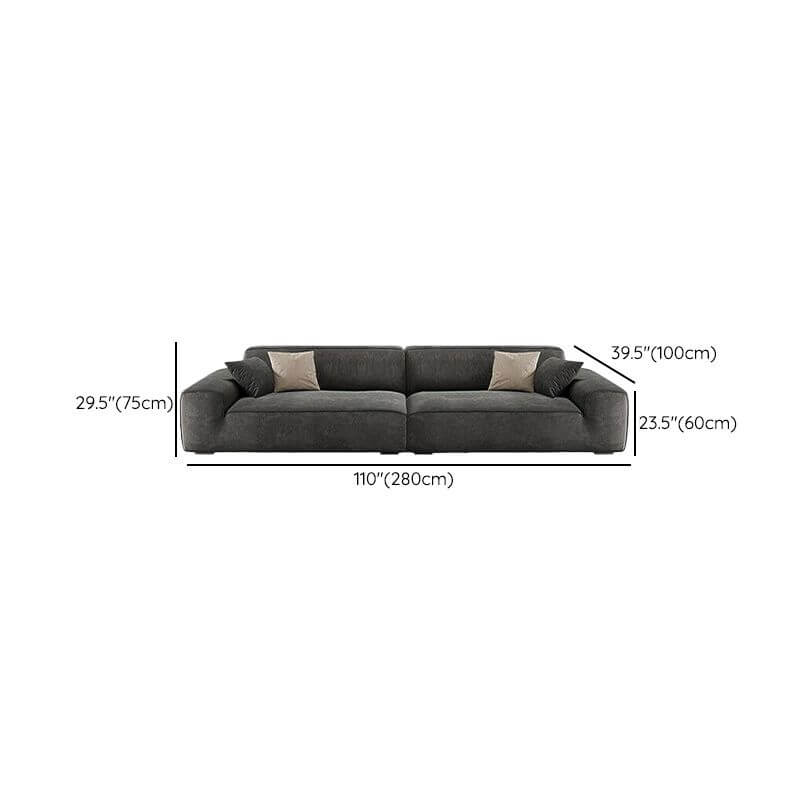 L-shape sofa recliner in modern living room