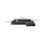 L-shape sofa recliner in modern living room