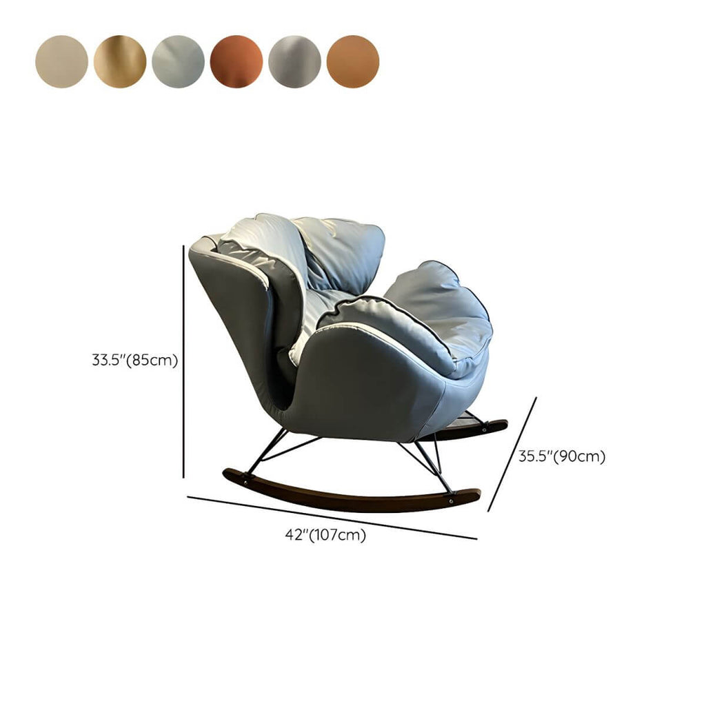 modern indoor rocking chair design close-up