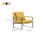 Stylish faux leather armchair