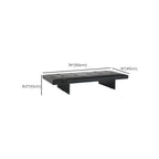 ink minimalist bench black side view