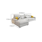 Stylish left-hand facing orientation of the sofa recliner