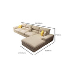 Easily maintainable upholstery of modern sofa