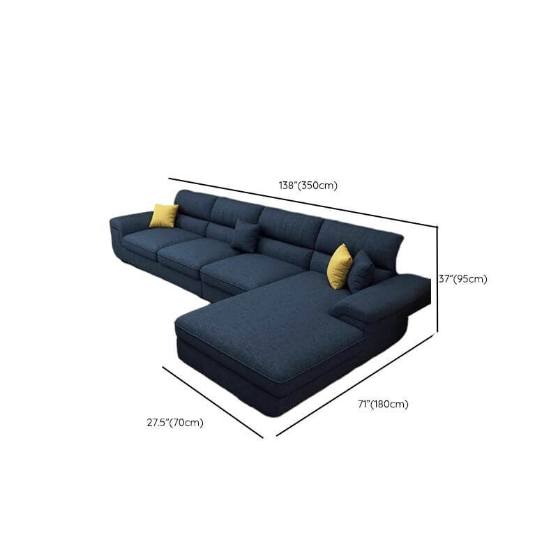 Easily maintainable upholstery of modern sofa