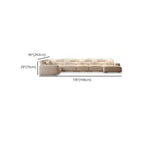 Close-up of sofa recliner plush cushions