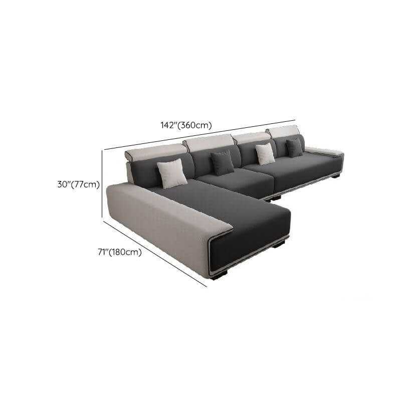 Contemporary design sectional sofa