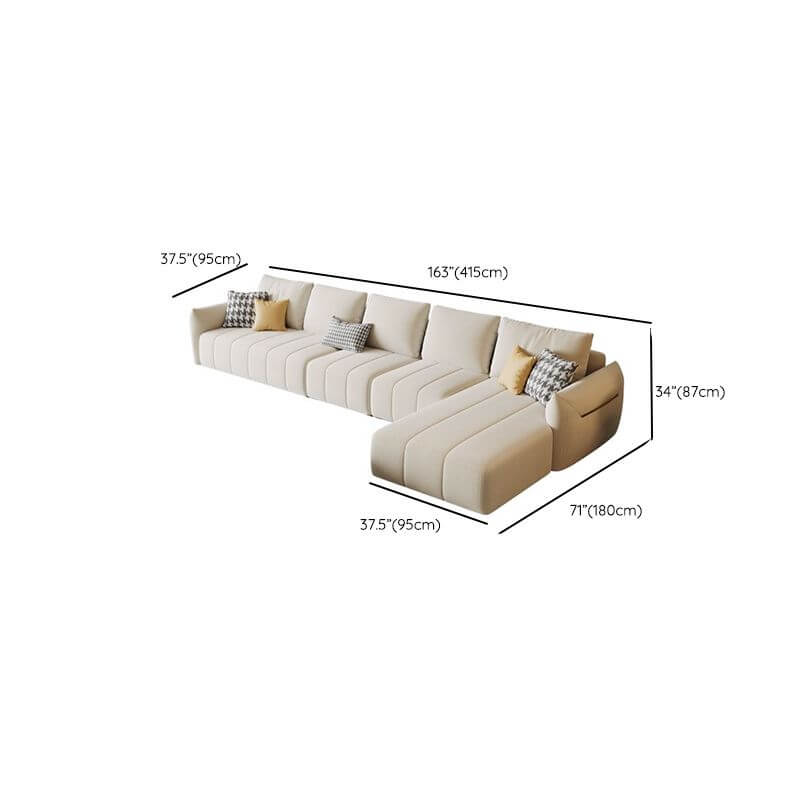 Stylish right orientation L-Shape Sofa