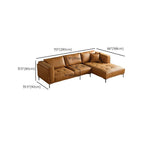Right-hand facing sofa with button-tufted design