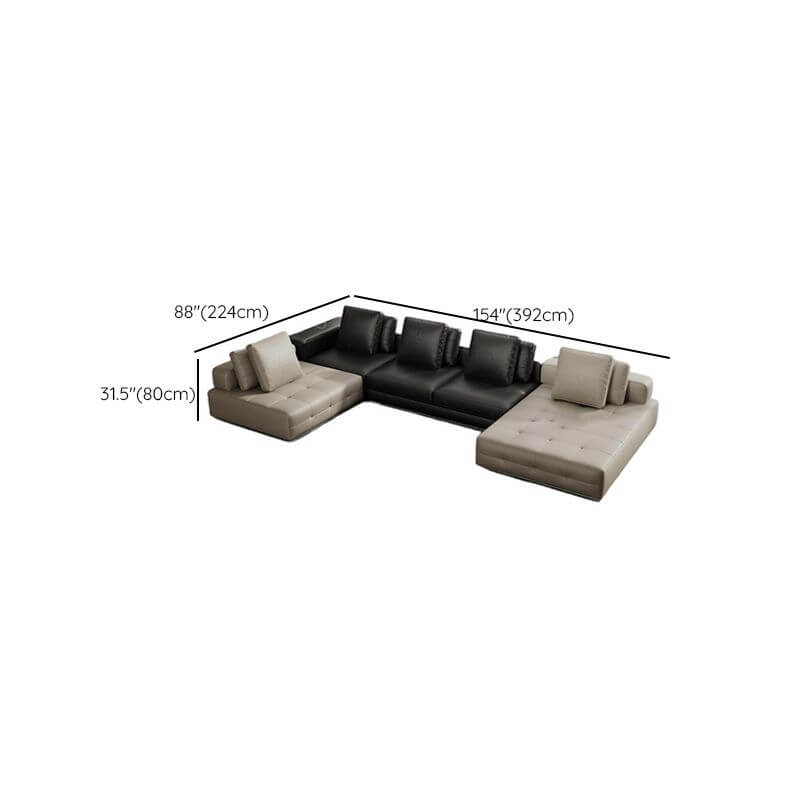 Cozy L-shape sectional sofa