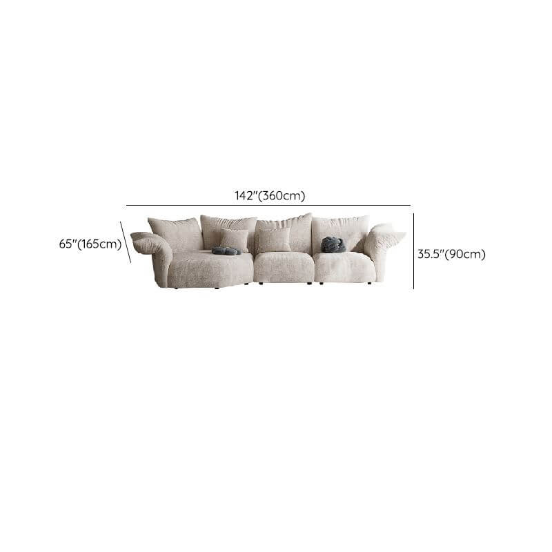 Stylish living room featuring L-Shape Sofa Chaise