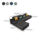 Concealed support feature of sofa