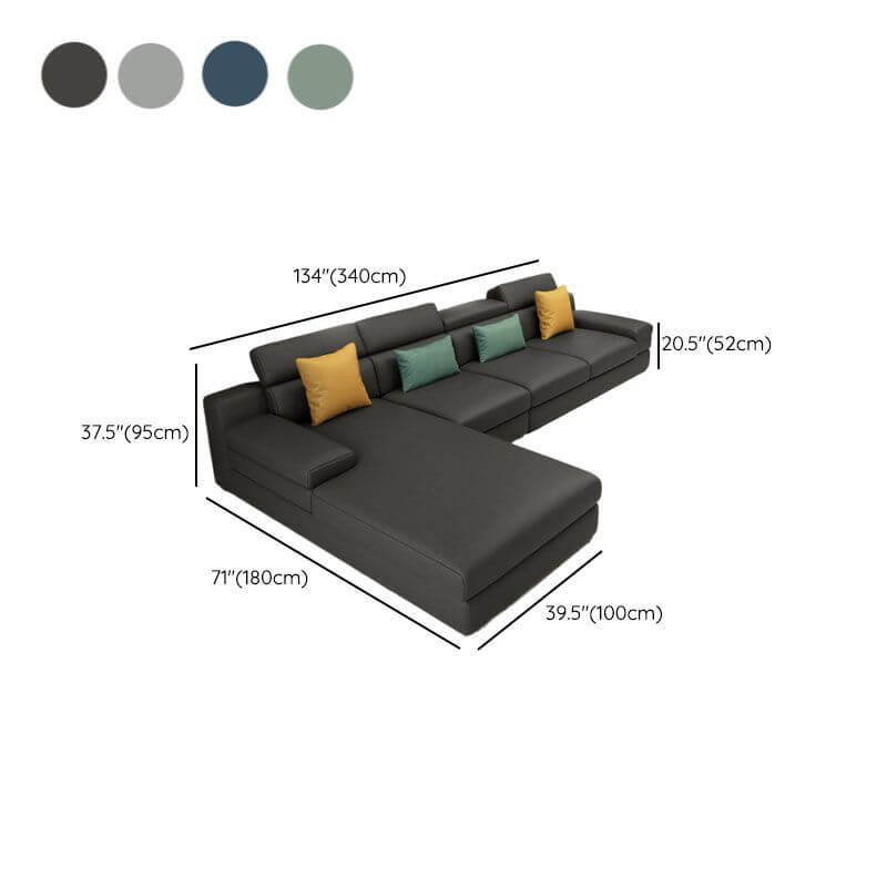 Concealed support feature of sofa