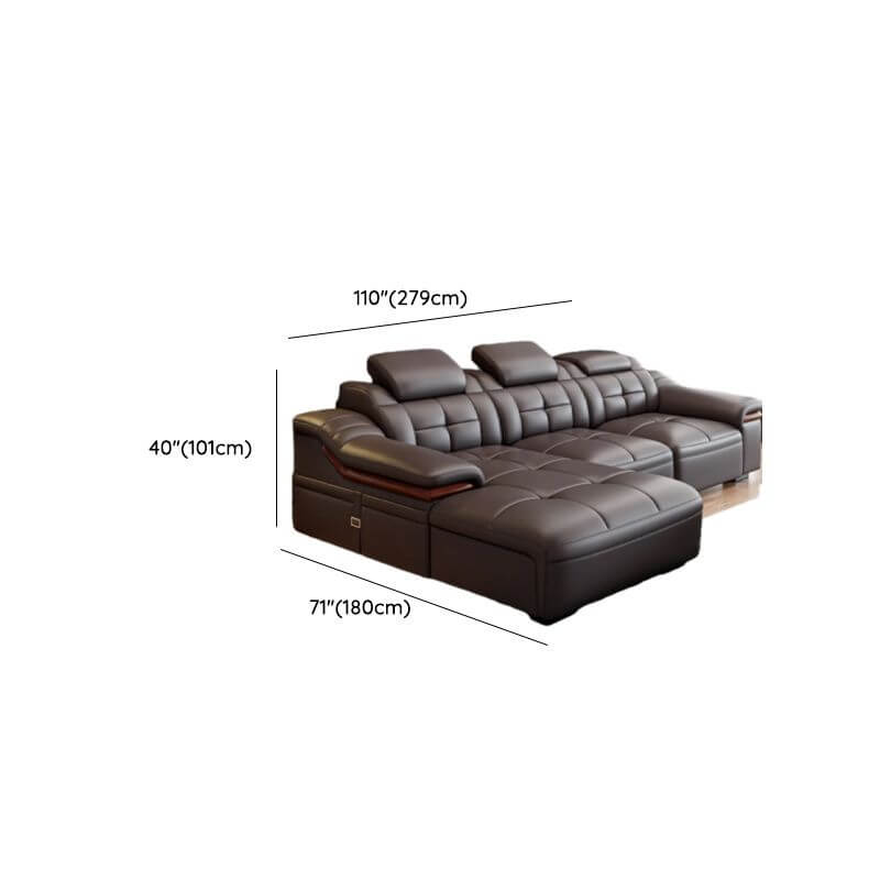 comfortable faux leather chaise sofa