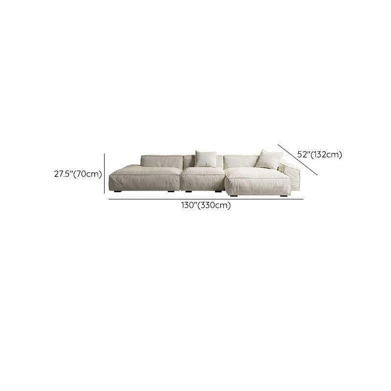 L-Shape sofa showing versatile seating arrangement