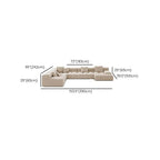 L-Shape Sectional Sofa Tan