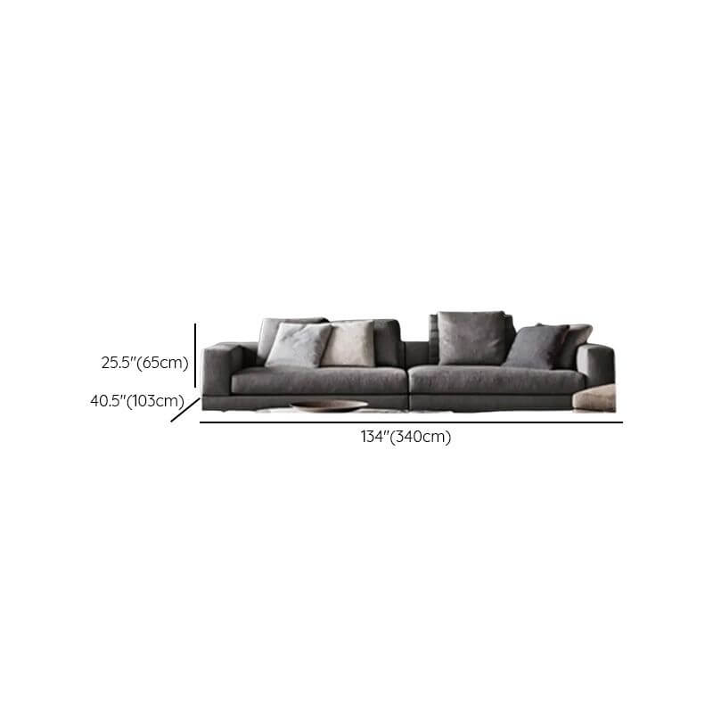 Elegant sofa design with clean lines