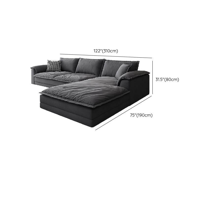 L-Shape sofa chaize in modern living room