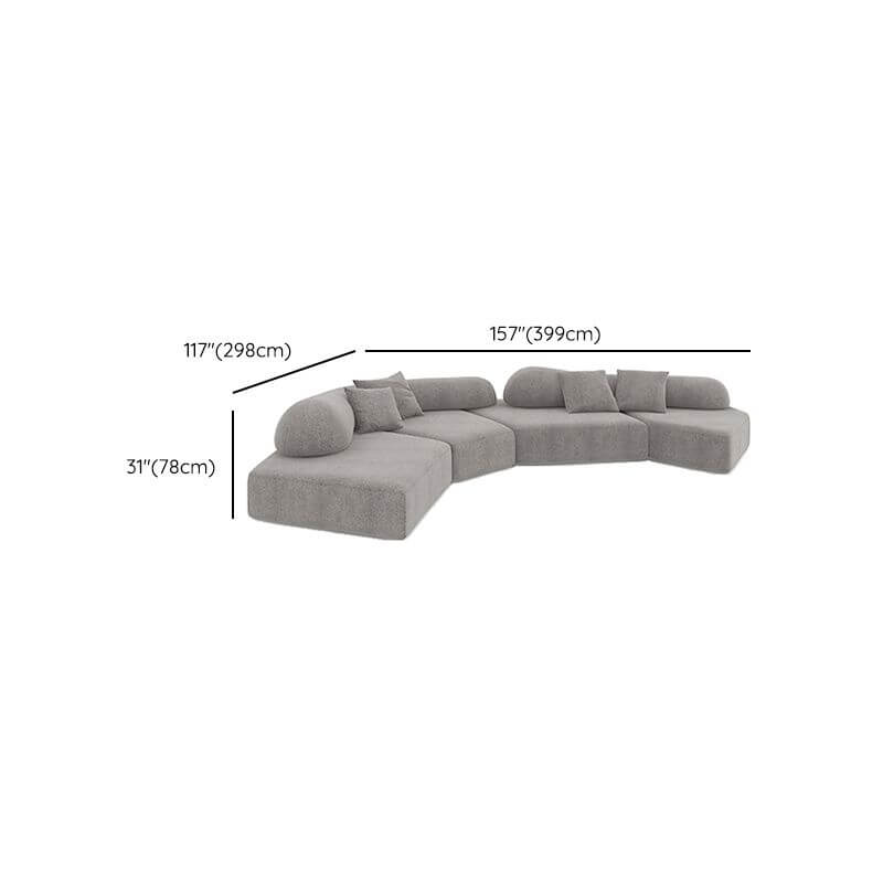 Modern L-Shape sofa for multiple layouts