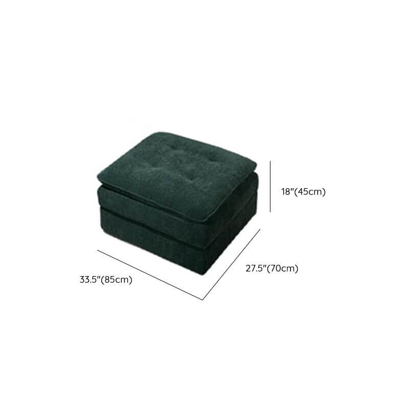 Stylish Dark Green Couch in Contemporary Decor