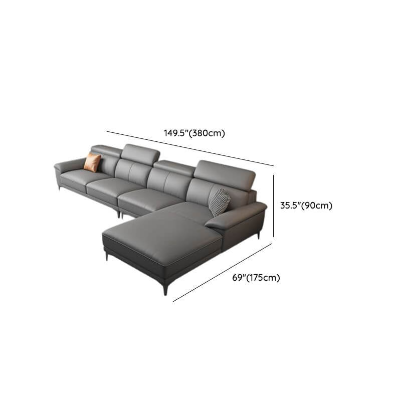 Stylish straight sofa design