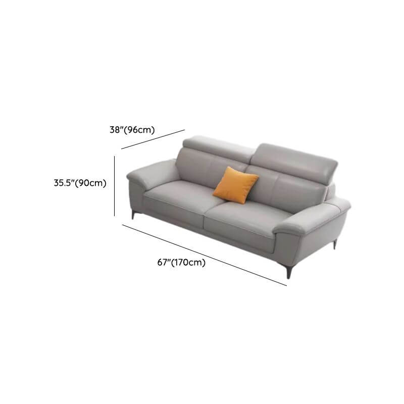 Versatile straight sofa arrangement