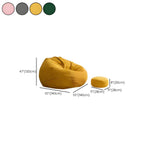 Large indoor bean bag chair in sky blue