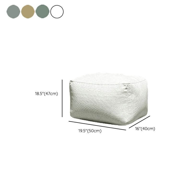 Modern solid color bean bag chair