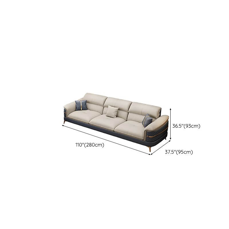 Comfortable sectional sofa arrangement