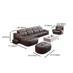 Elegant cocoa color sofa design