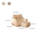 Solid color bean bag chair for adults