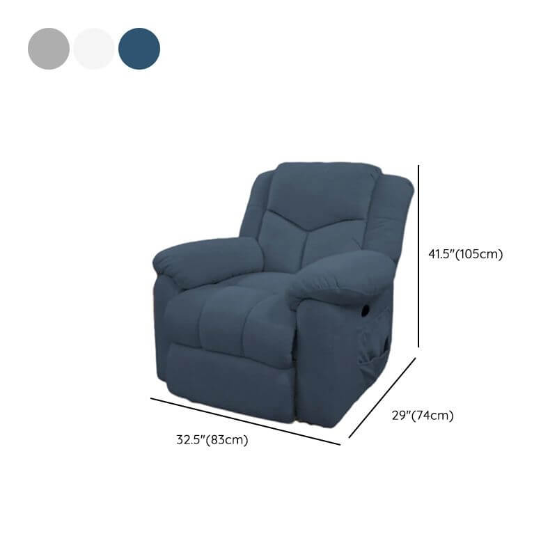 Stylish Dark Blue Padded Chair