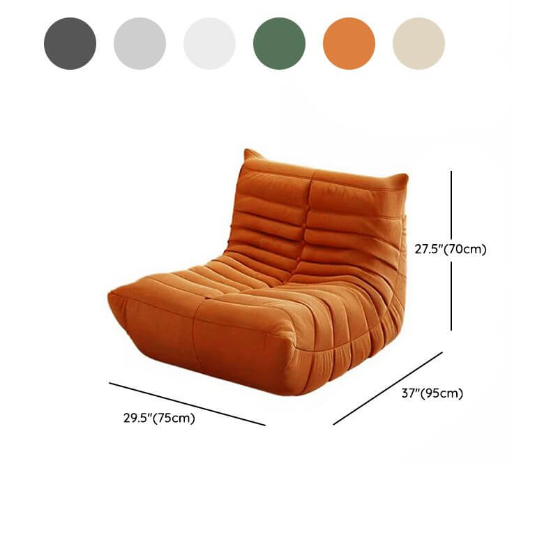 Stylish microfiber bean bag chair for women