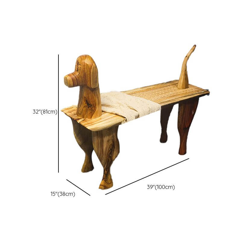 Modern Entryway Bench in Black