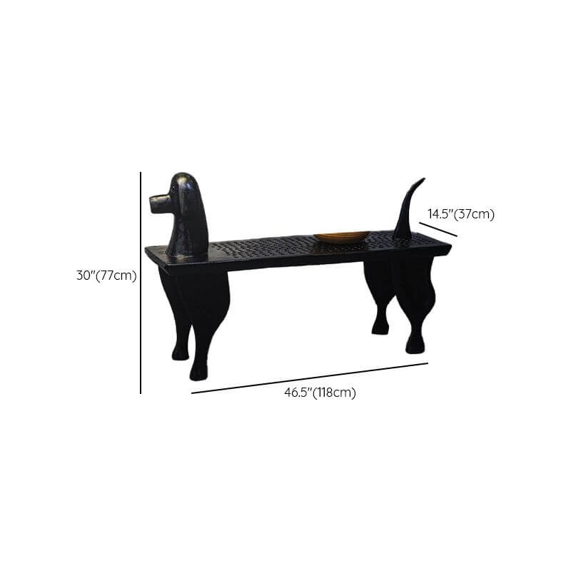 Shoe Bench with Spacious Surface