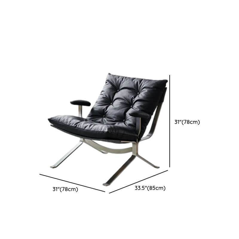 Black Accent Chair for Living Room