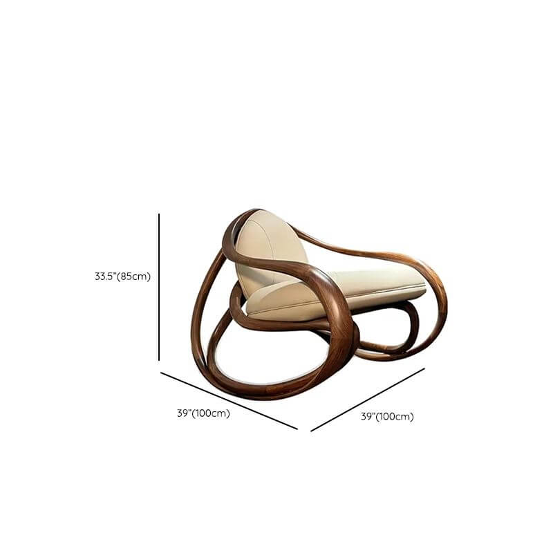 Single Seating Modern Rocking Chair