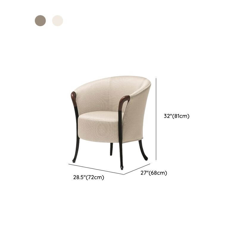 Minimal Design Arm Chair in Gray