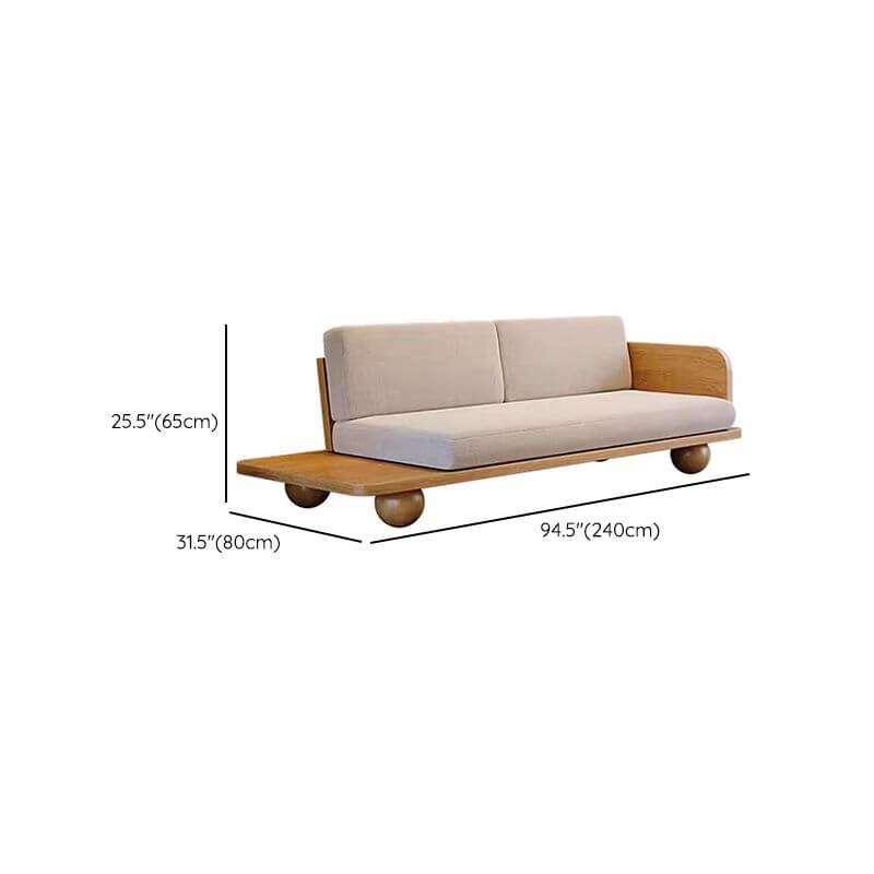 Scandinavian style minimalist settee