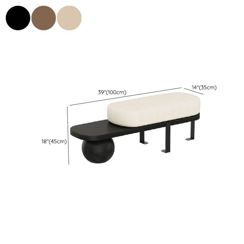 Stylish Solid Color Sitting Bench